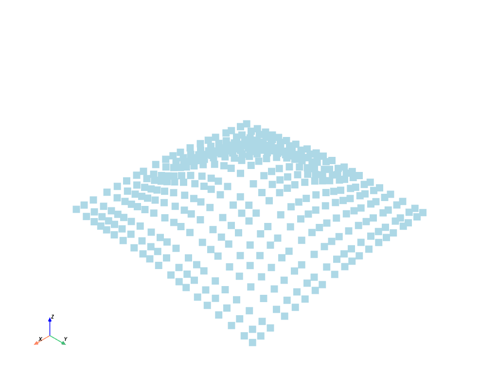 d create tri surface