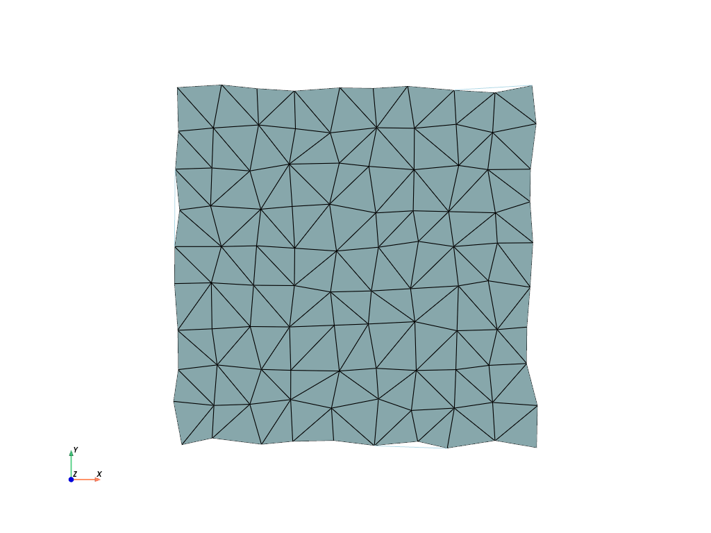 d create tri surface